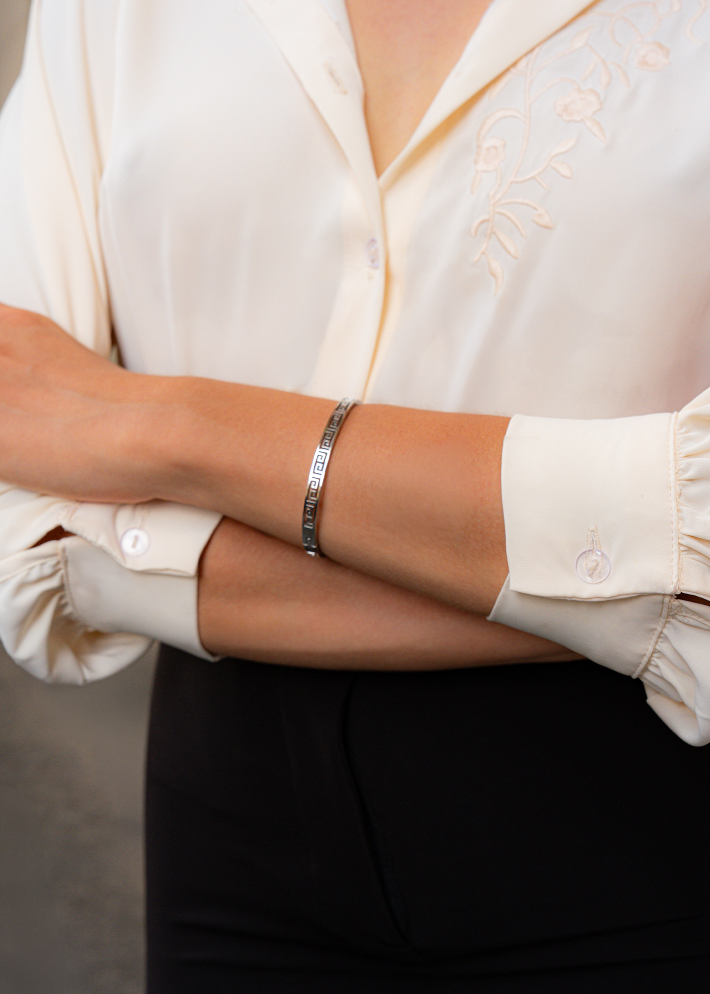 BC0019 | SS Cuff Bracelet | Silver