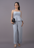 T253 | Sea Frill Top & Pant Set