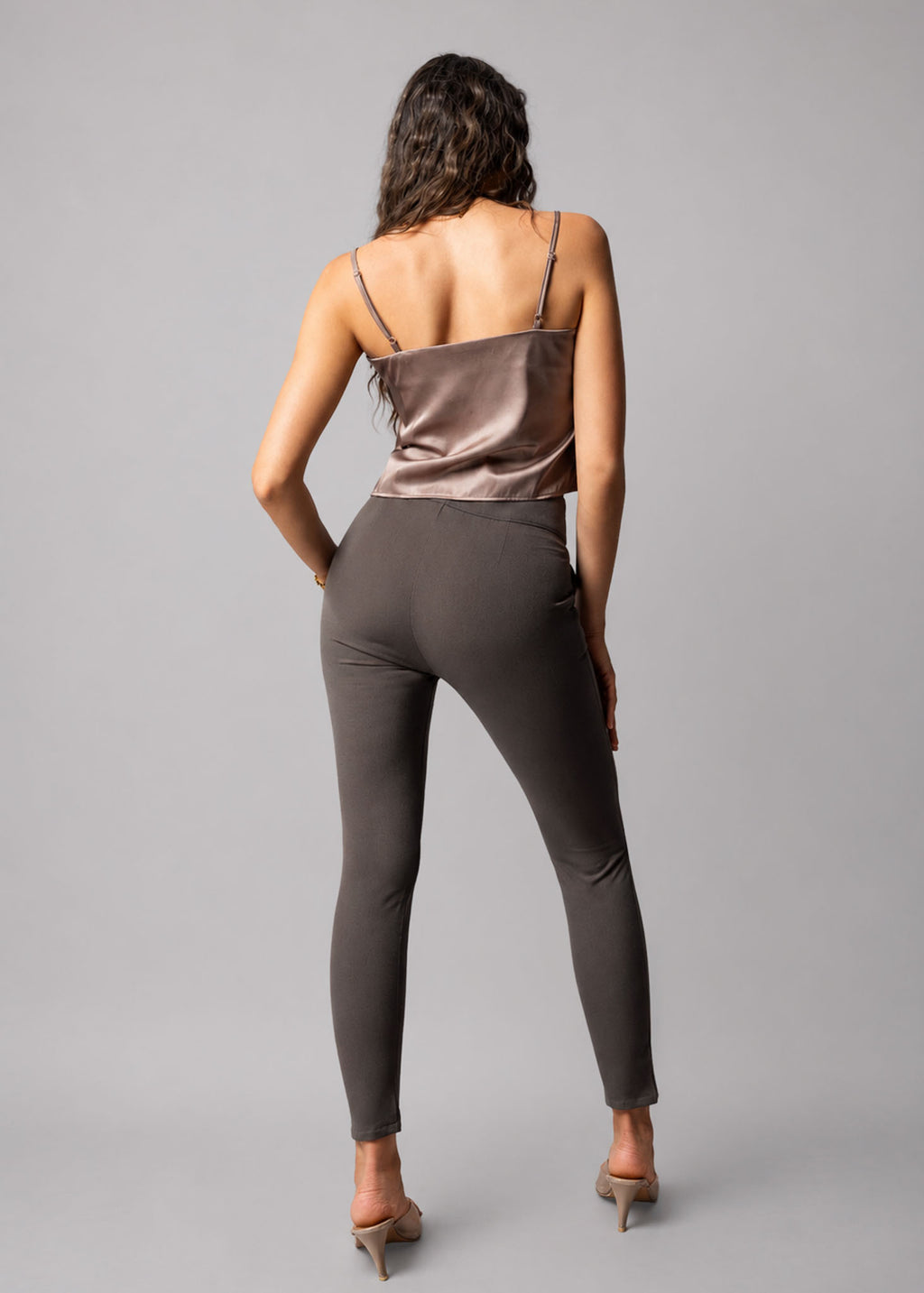 T264 | Strap Cowl Top
