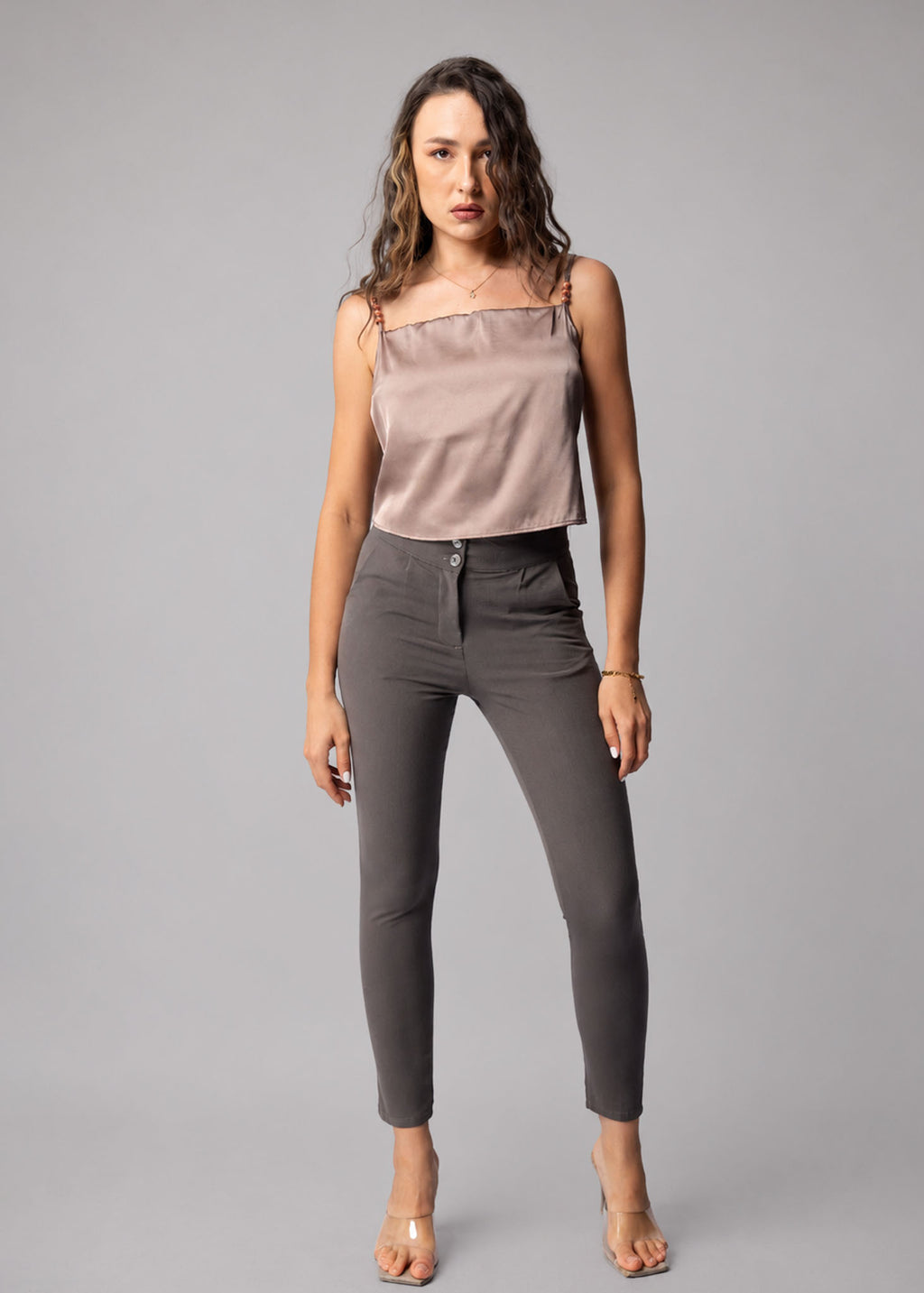 T264 | Strap Cowl Top