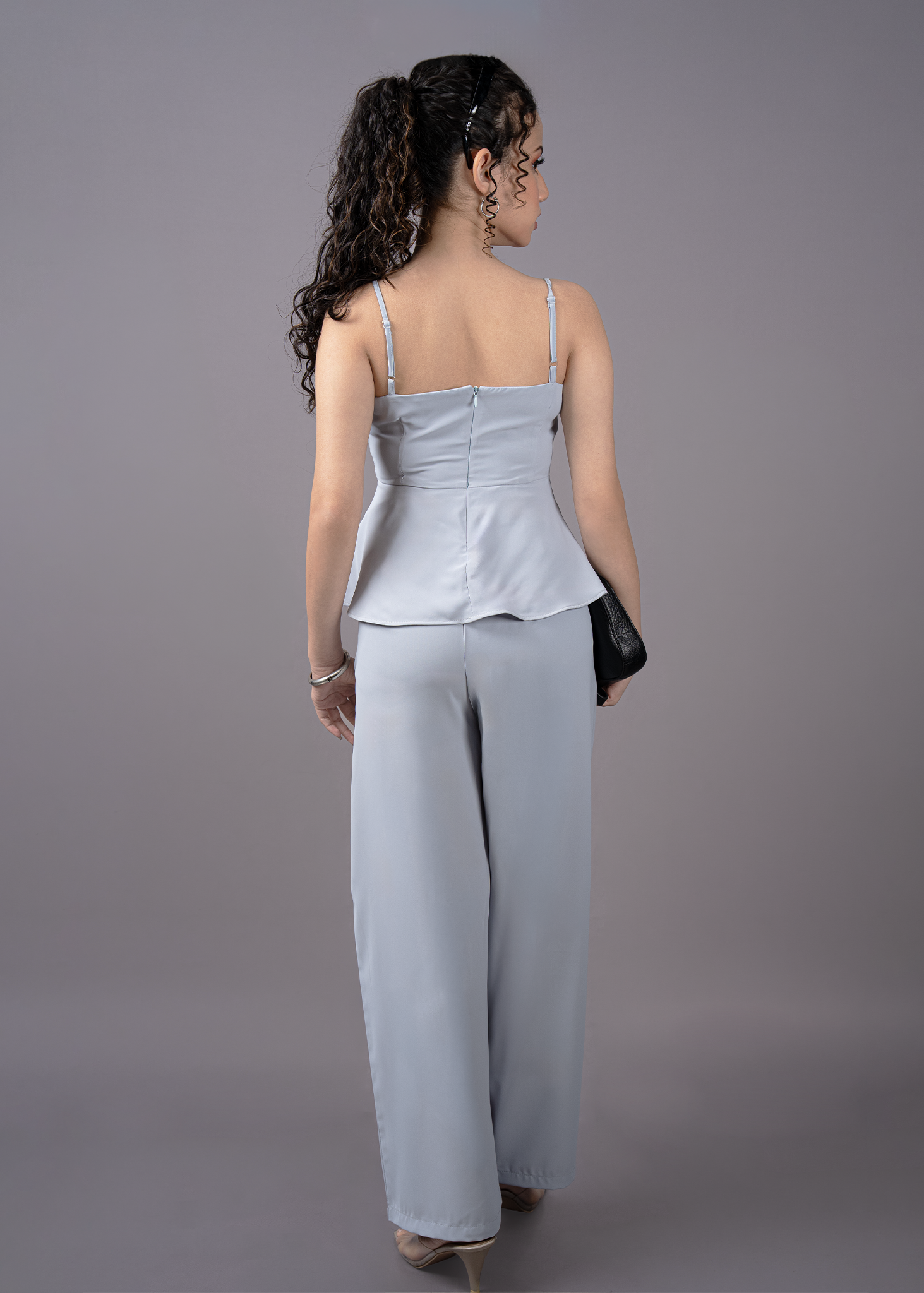 T253 | Sea Frill Top & Pant Set