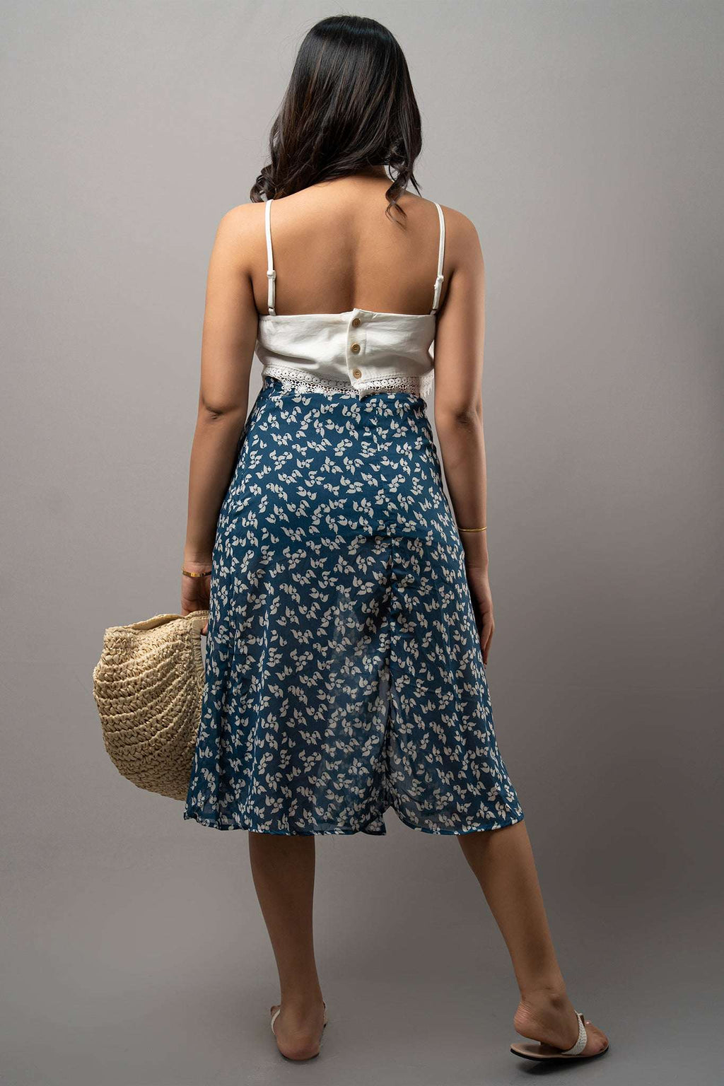 SK163 l Kara Printed Skirt