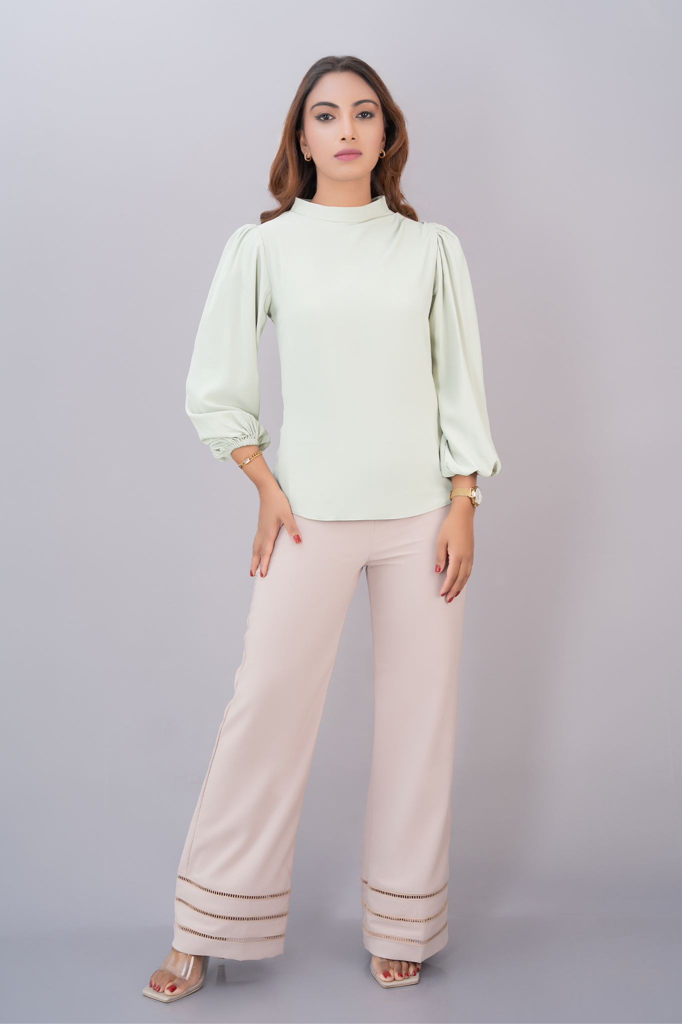 P113 | High Waist Lace Pant