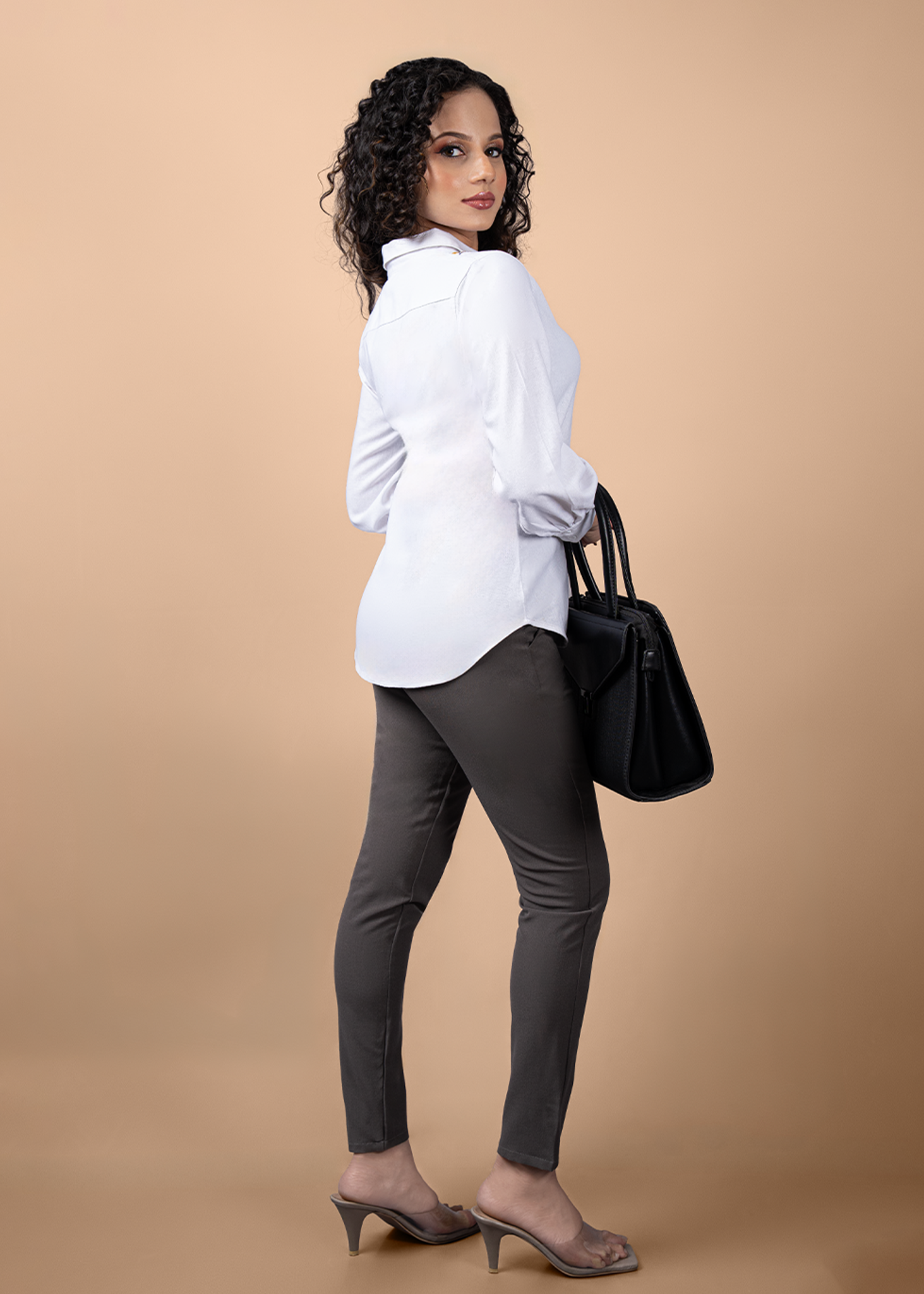 S025 | Front Emb Linen Shirt