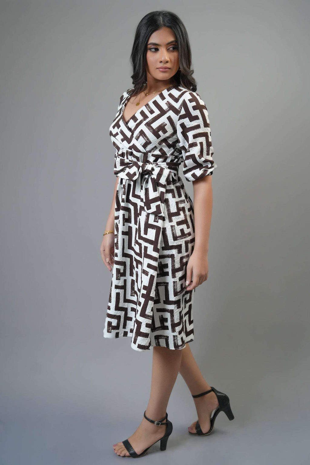 D177 l Lap Midi Dress
