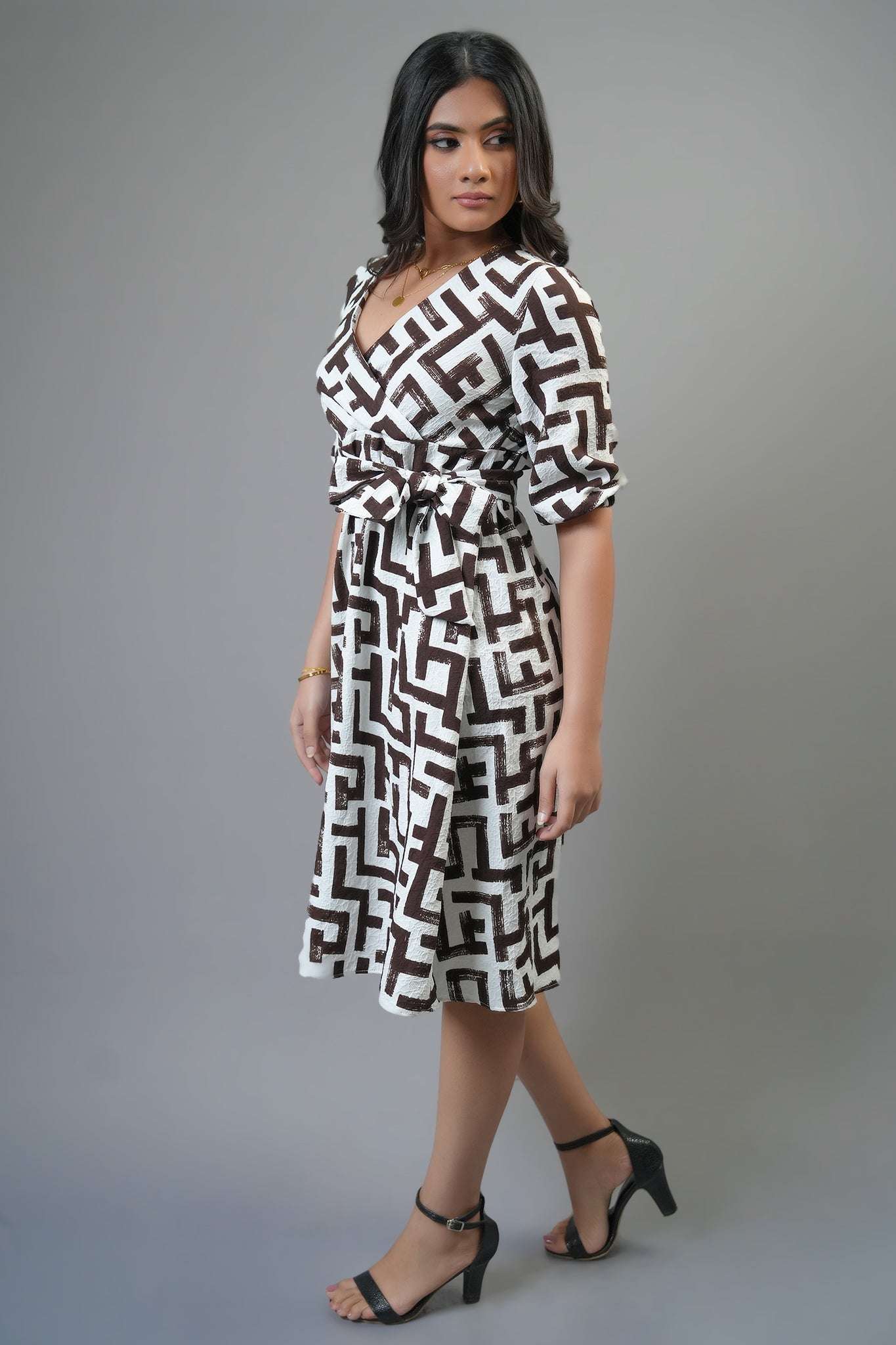 D177 l Lap Midi Dress