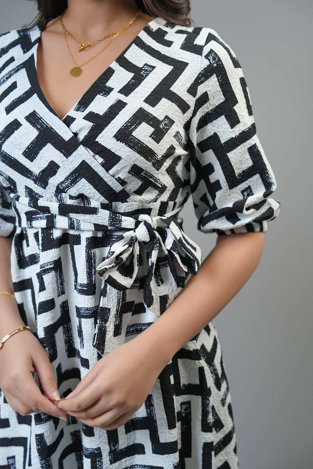 D177 l Lap Midi Dress