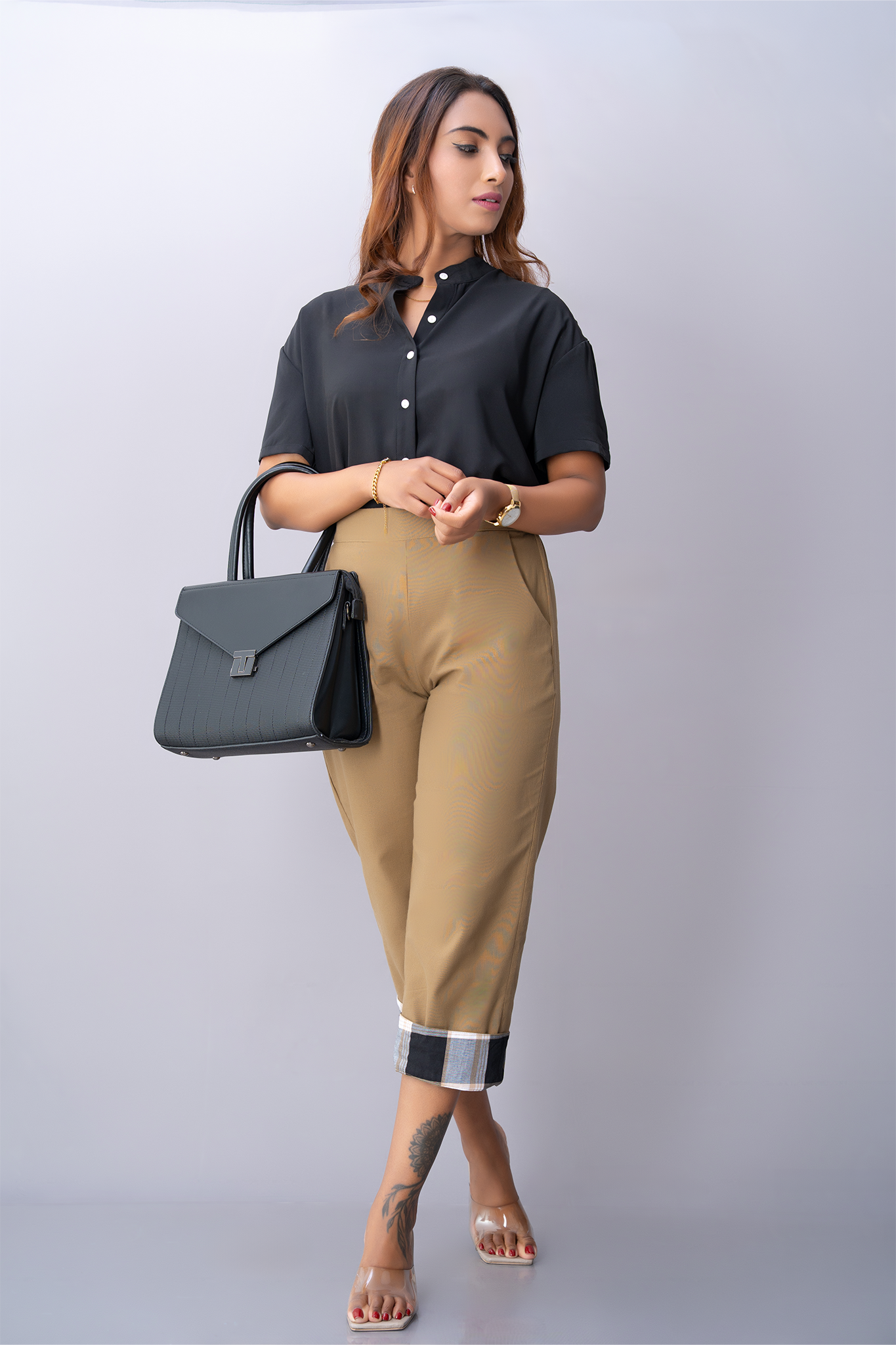 S102 | White Button Oversize Shirt