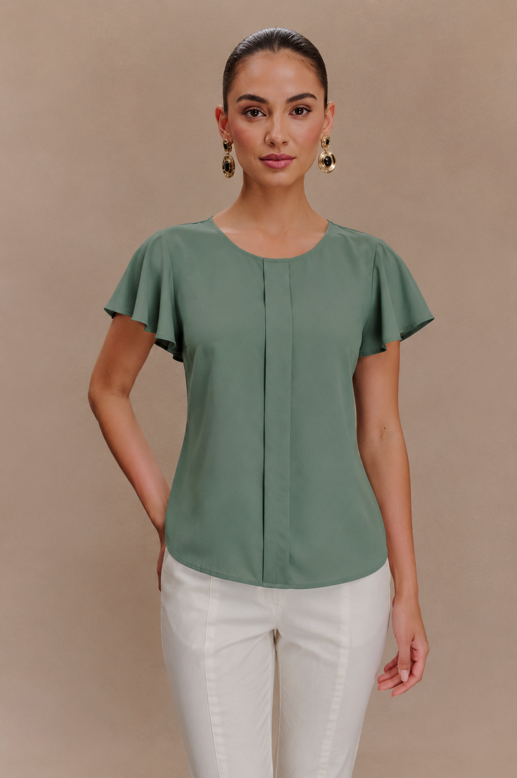 T041 | Eve Pleated Top