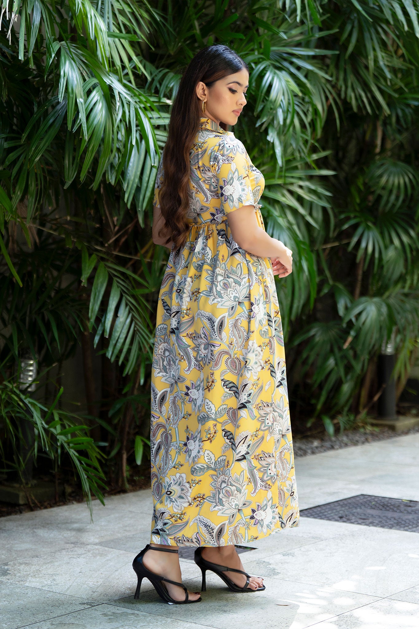 D128 | Printed Loose Fitted Maxi Dress