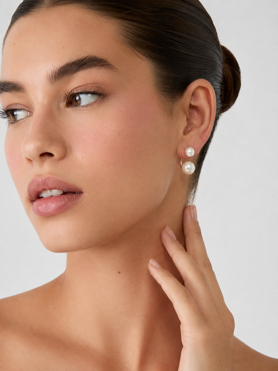 ER0055 | Freshwater Pearl C Earring