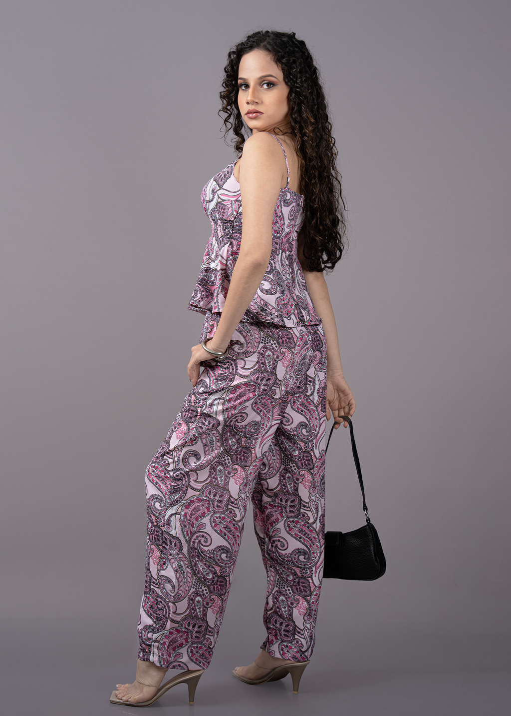 T253 | Sea Frill Top & Pant Set