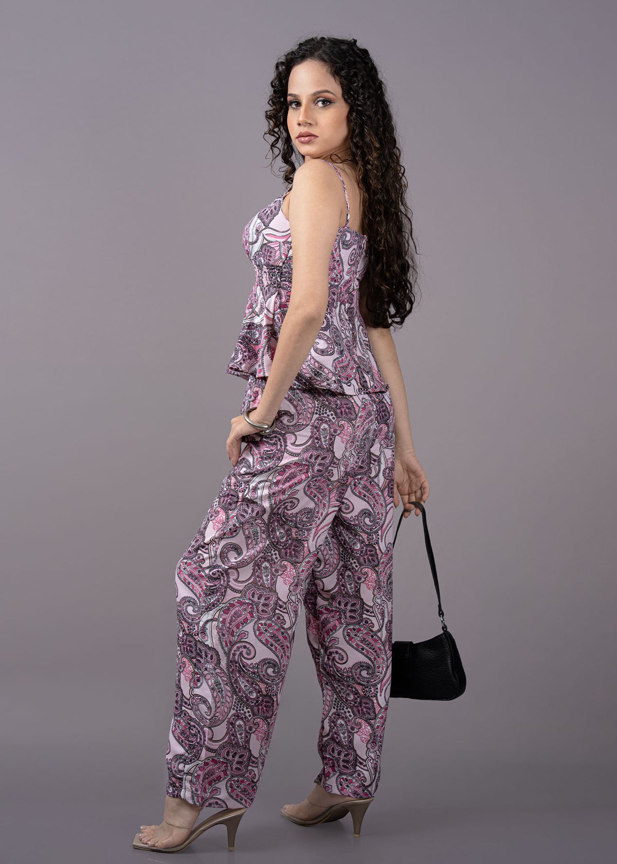 T253 | Sea Frill Top & Pant Set