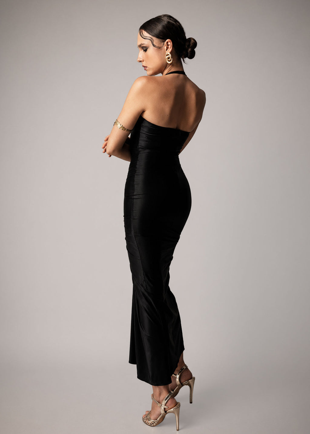 D301 | Reverie Drape Maxi Dress