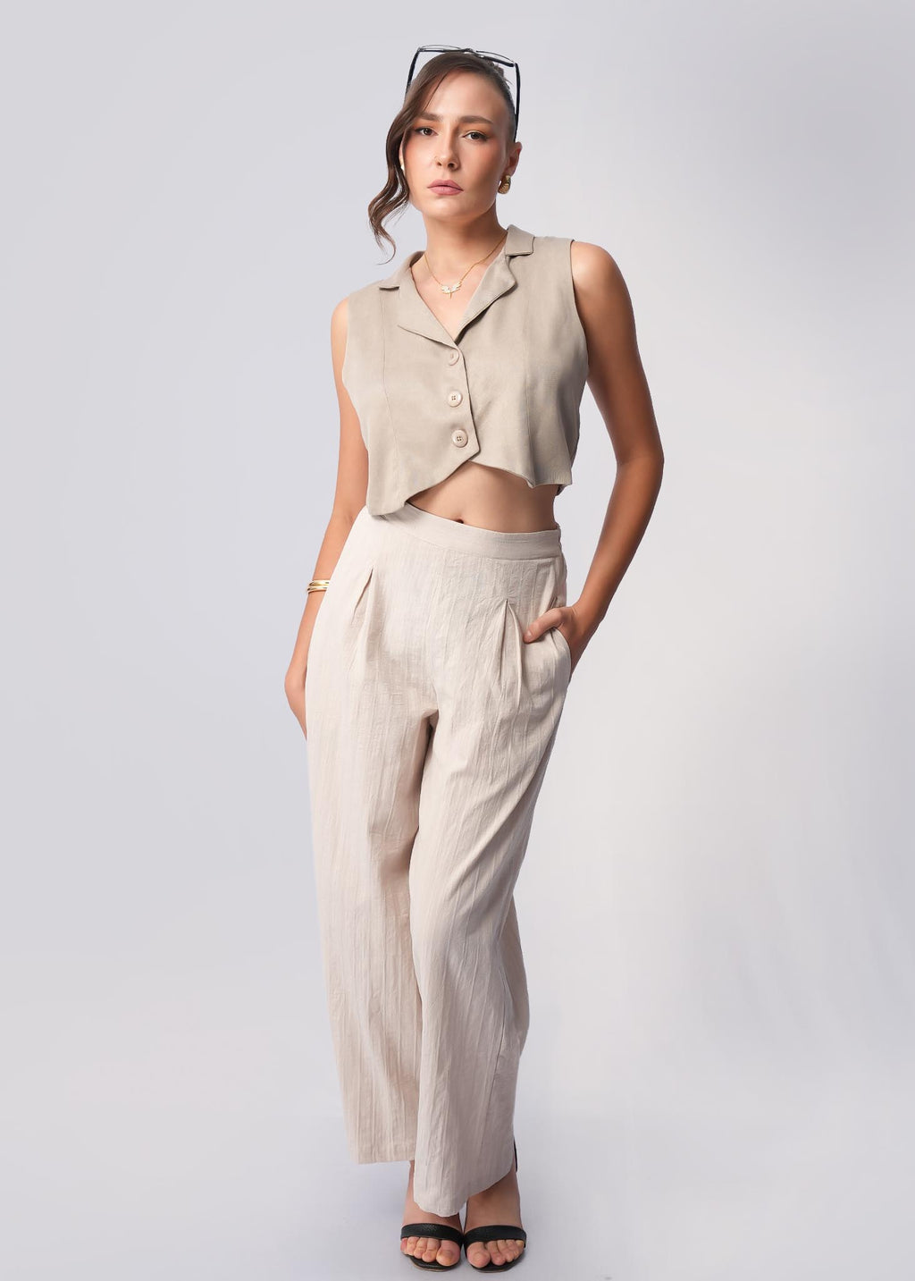 T106 | Notch Collar Waist Coat