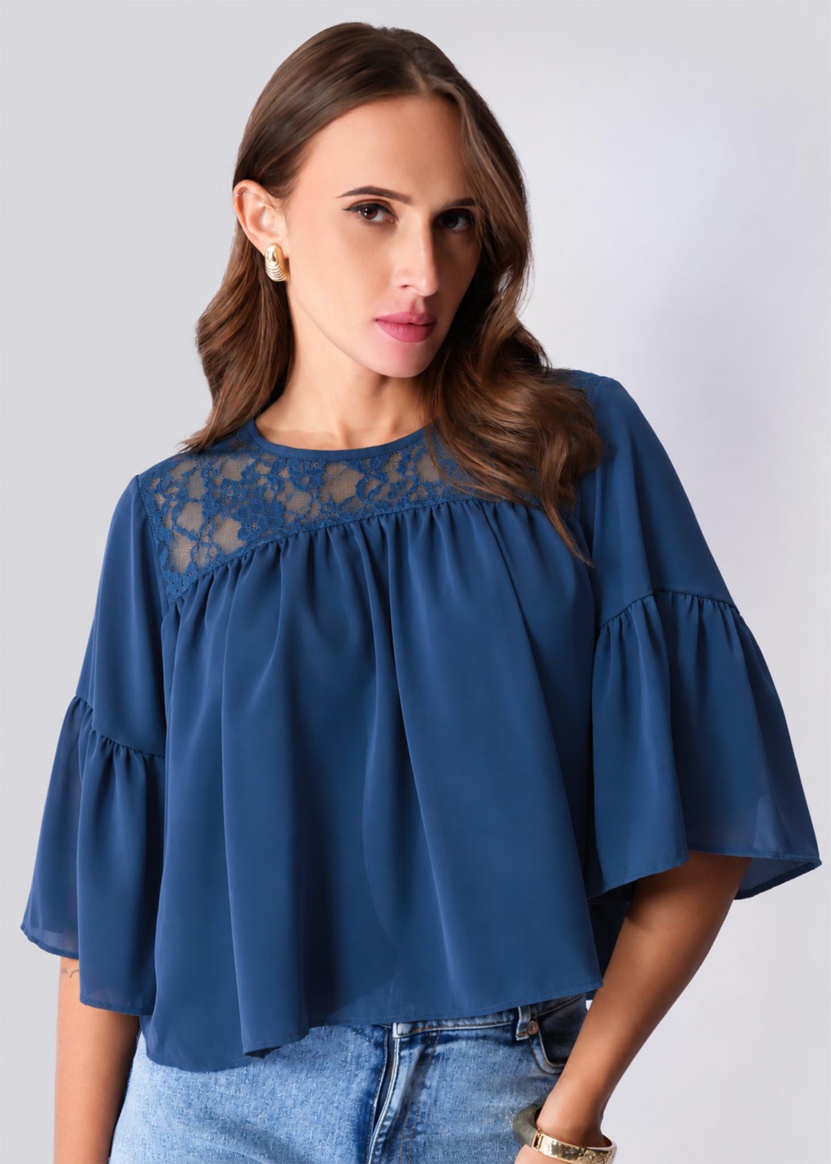T135 | Flora Lace Top