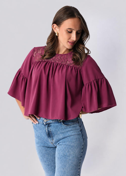 T135 | Flora Lace Top