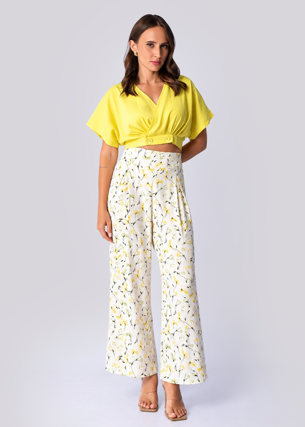 T047 | V Neck Crop Top