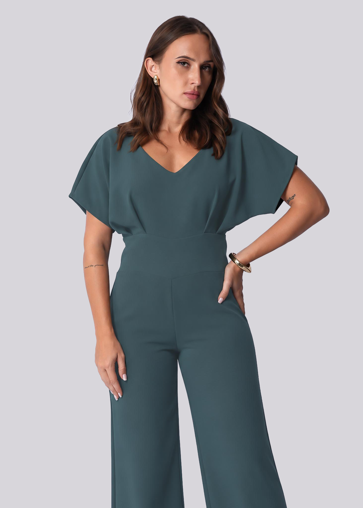 J120 | V Neck Jumpsuit