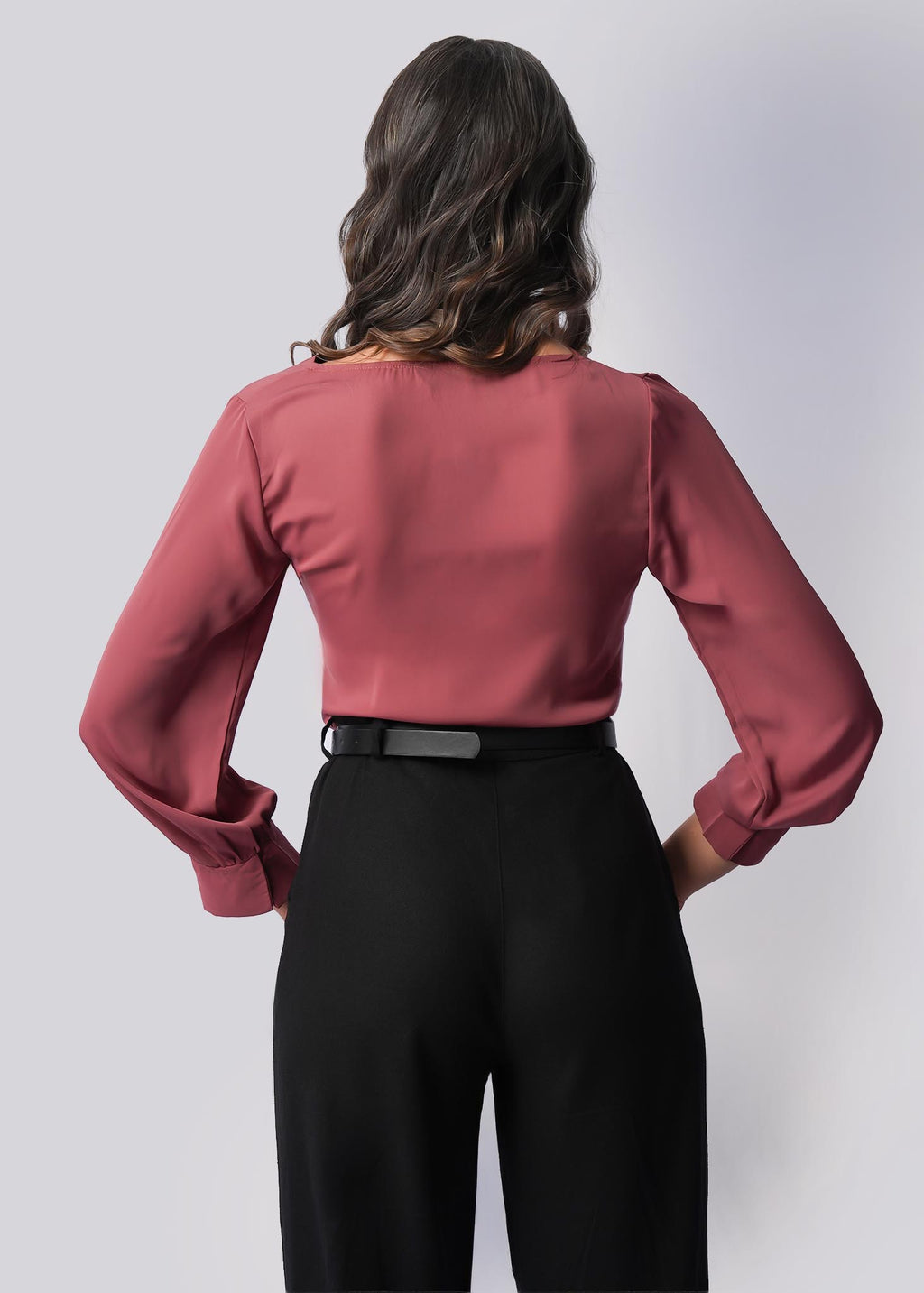 T059 | Button Pleated Top