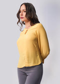 T059 | Button Pleated Top
