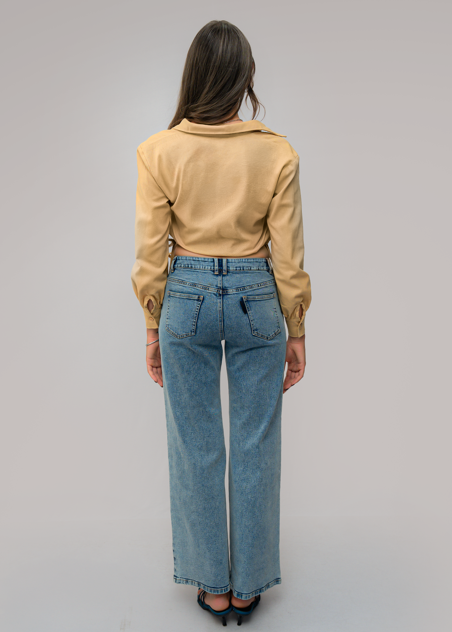 T101 | String Pull Up Shirt Top