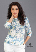 T040 | Front Pleated Ls Top