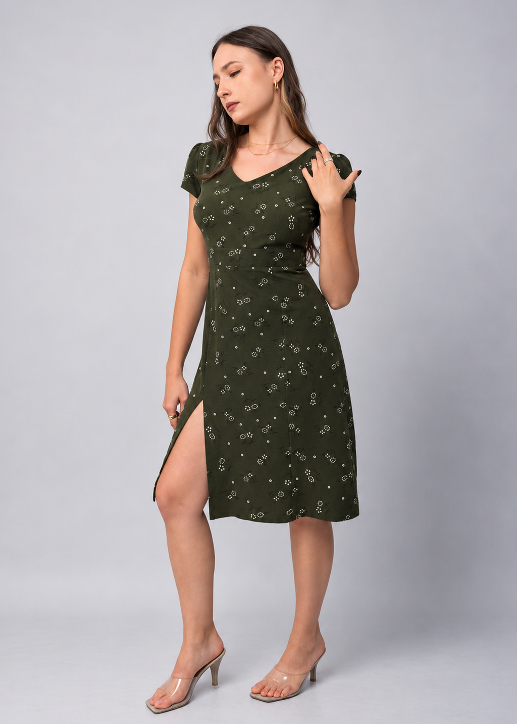 D193 | Kimona Midi Dress