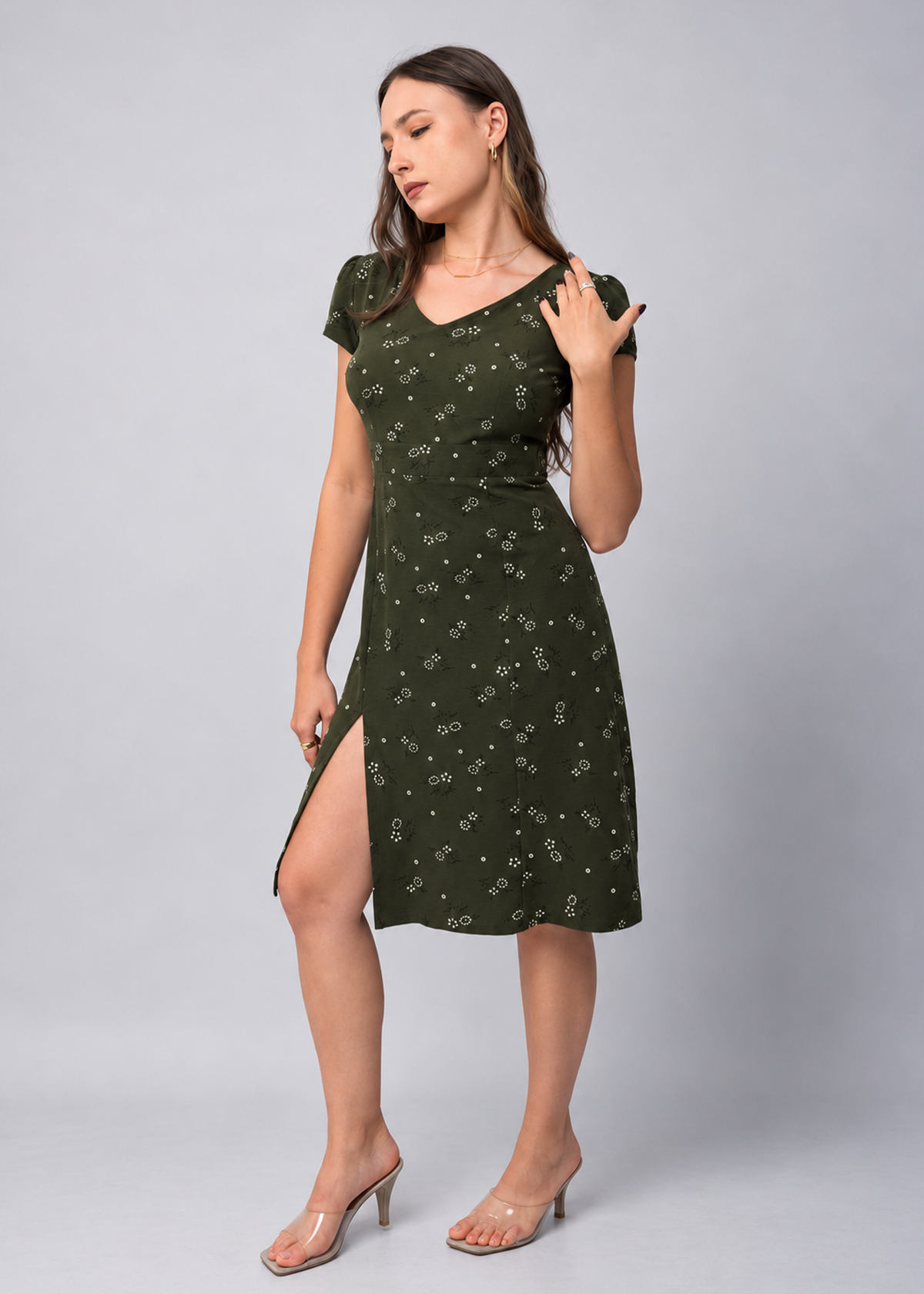 D193 | Kimona Midi Dress