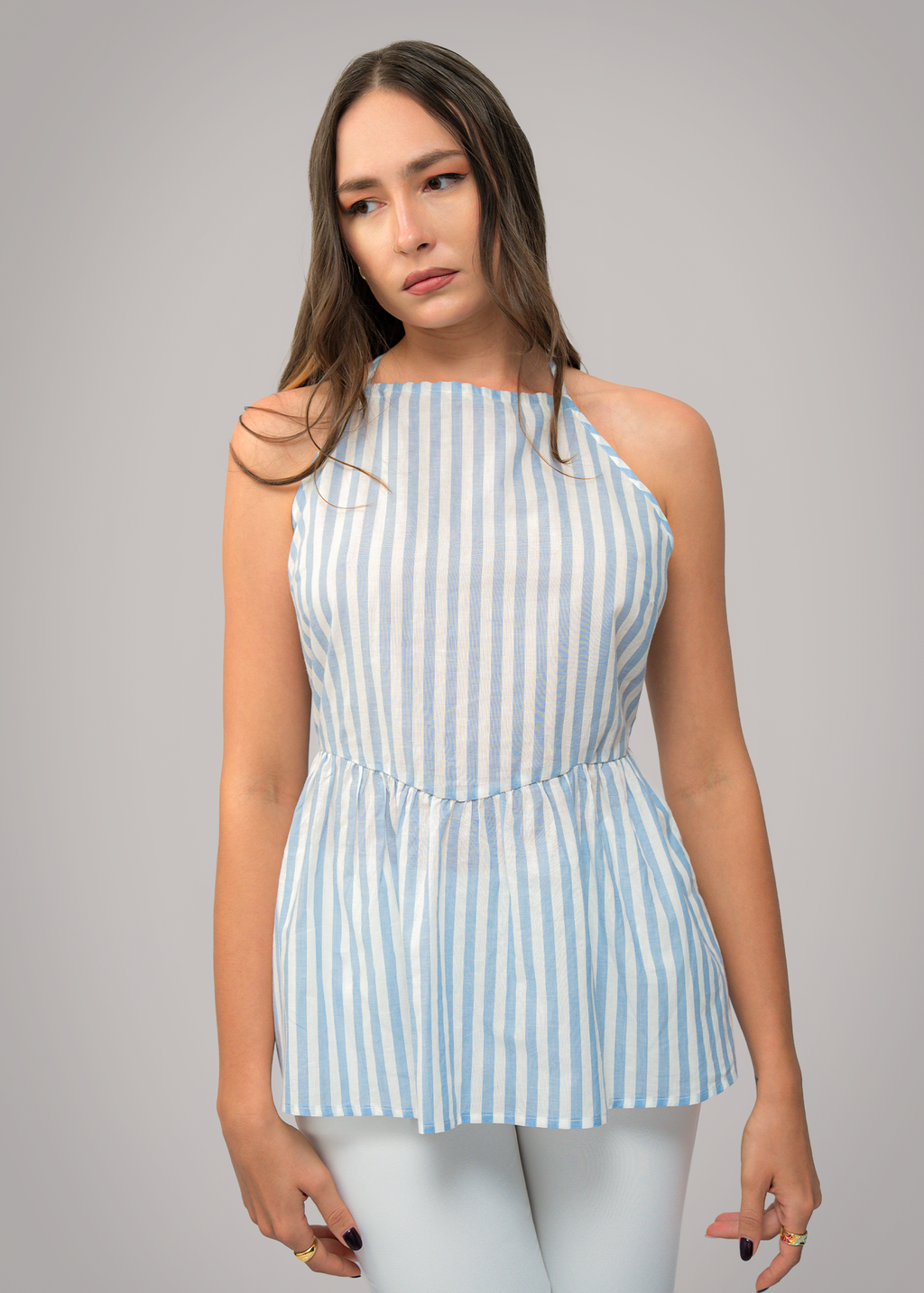 T235 | Costal Striped Top