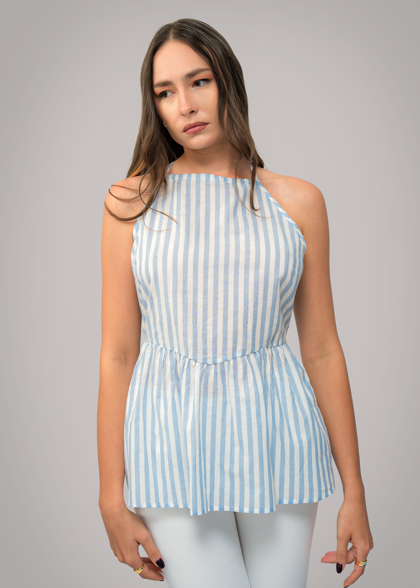 T235 | Costal Striped Top