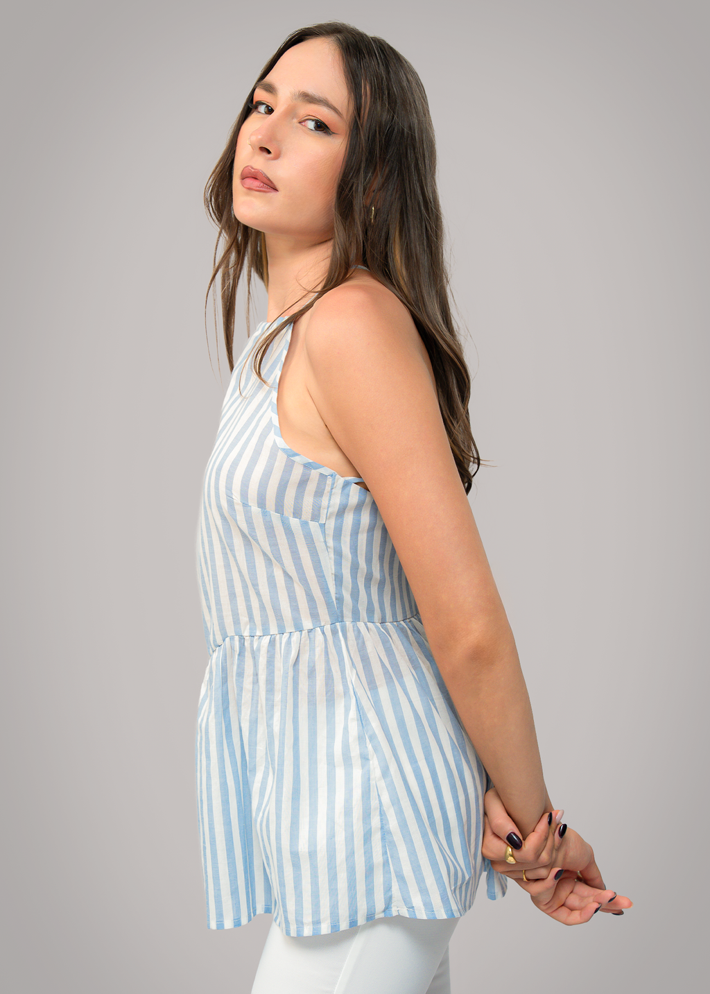 T235 | Costal Striped Top