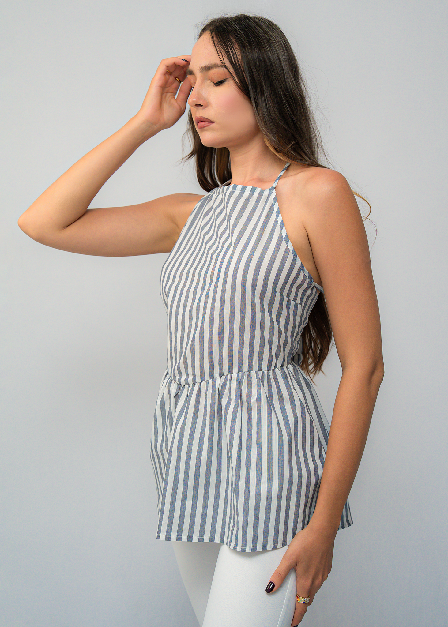 T235 | Costal Striped Top