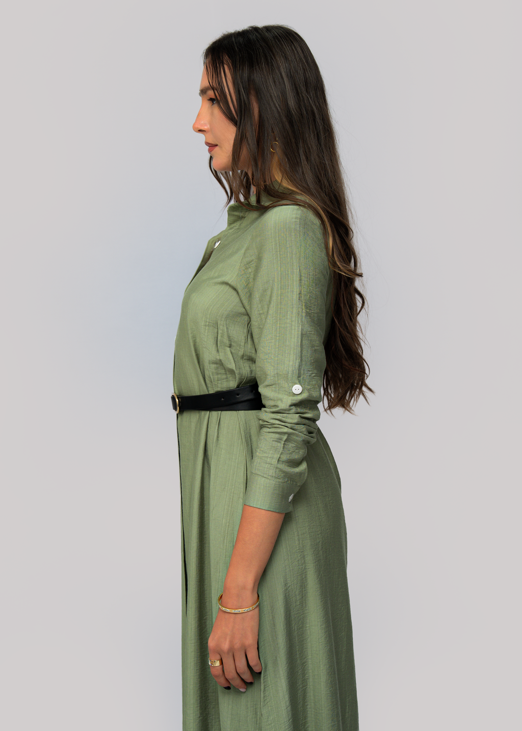 D133 | Shirt Maxi Dress