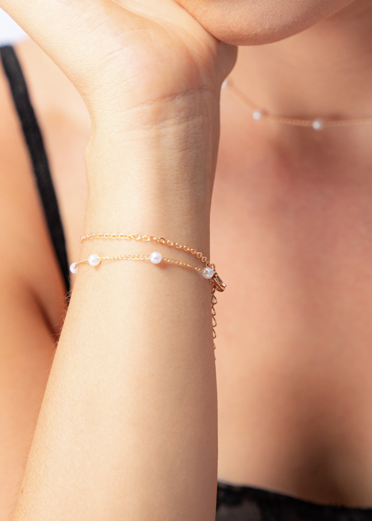 BC0007 | Luna Pearl Bracelet