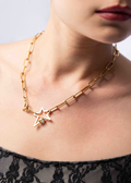 NC0061 | 5 Pointed Star Necklace | Gold