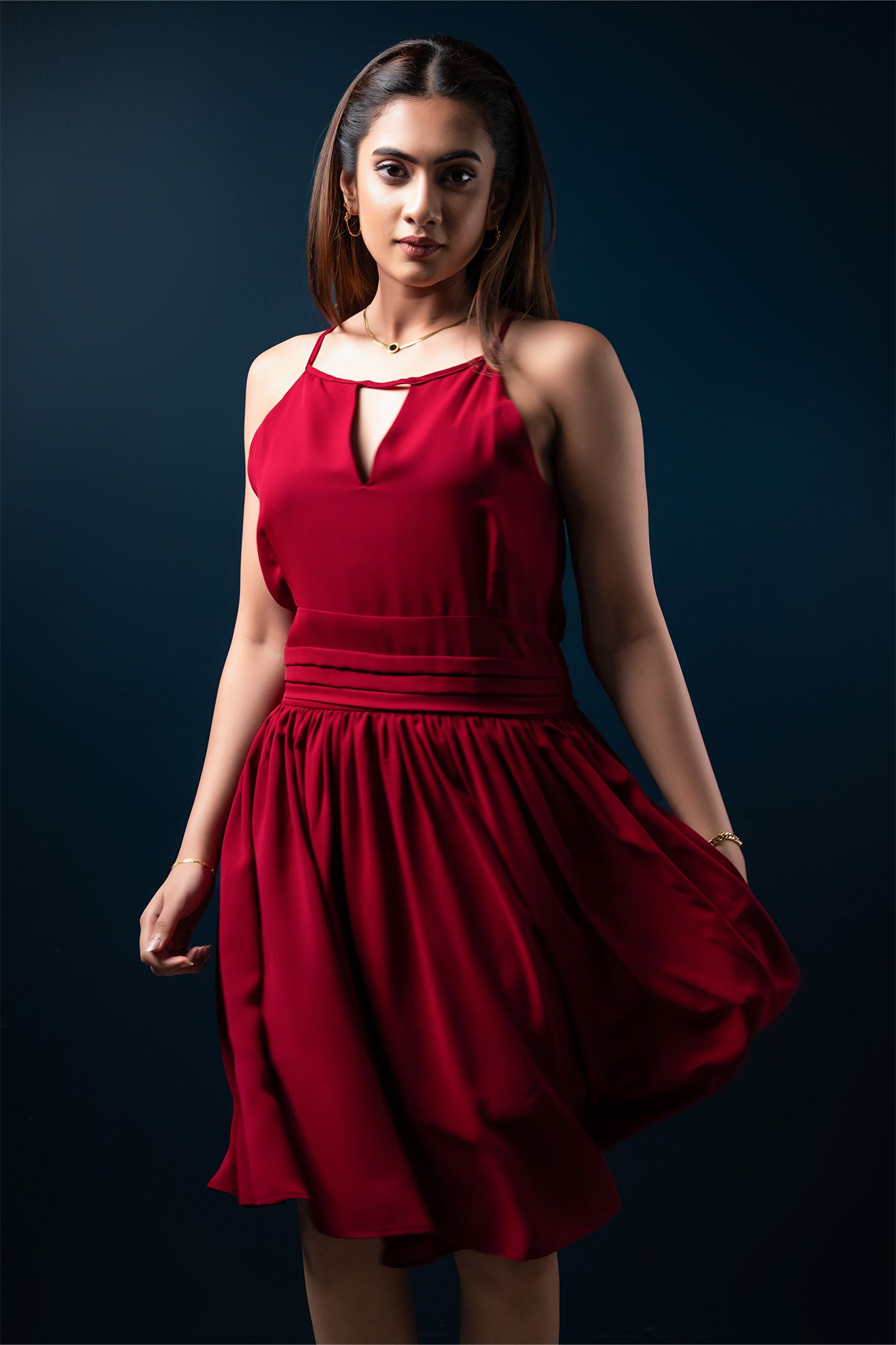 D079 | Serene Pleats Dress