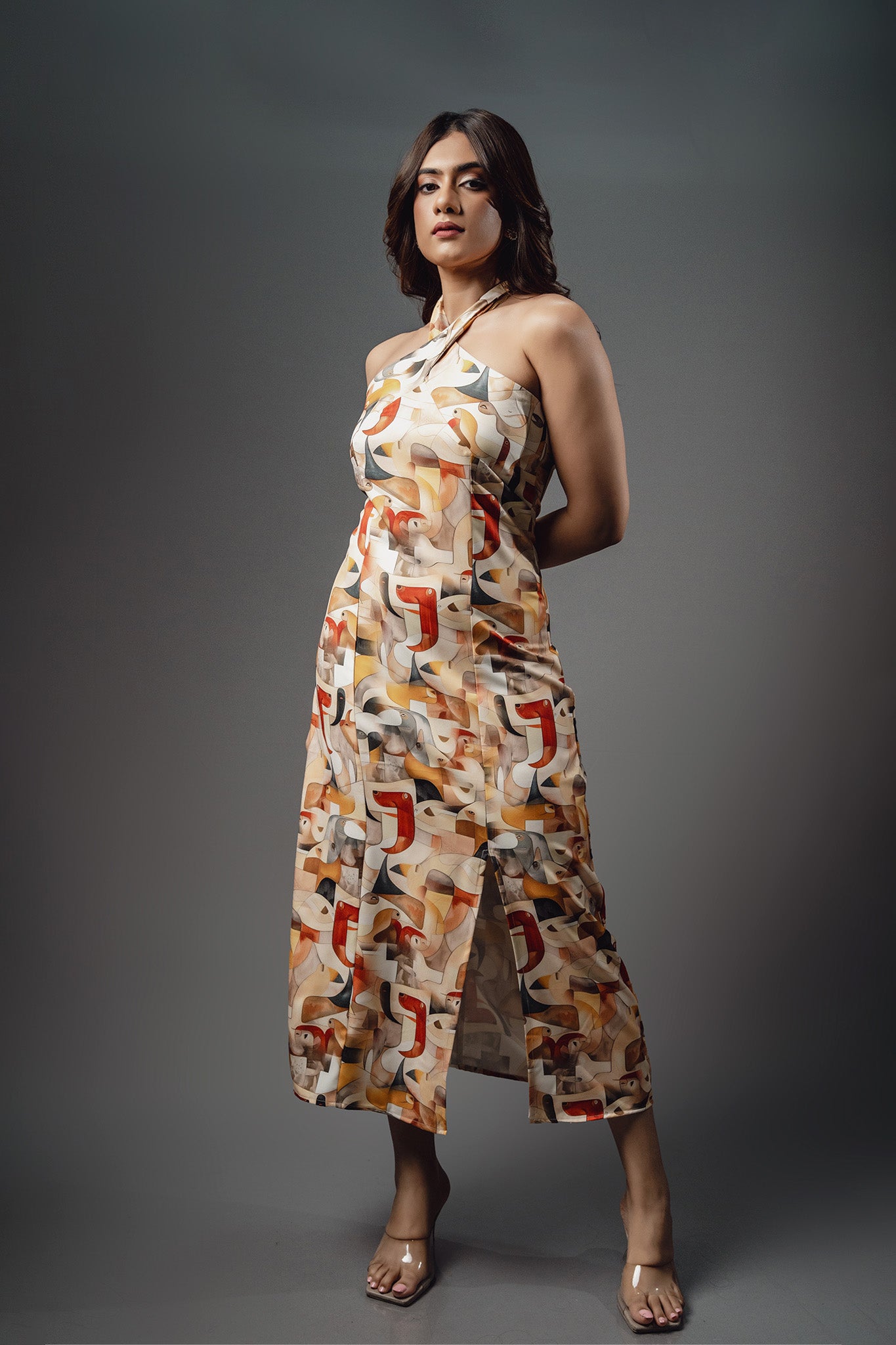 D227 | Surplice Wrap Maxi Dress