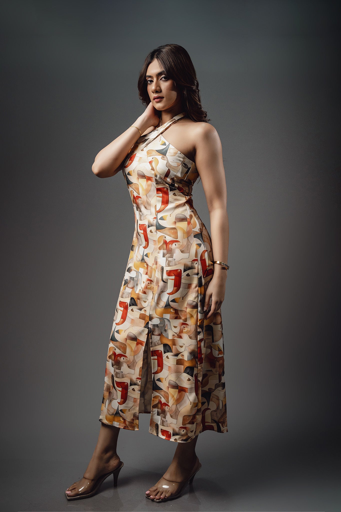 D227 | Surplice Wrap Maxi Dress