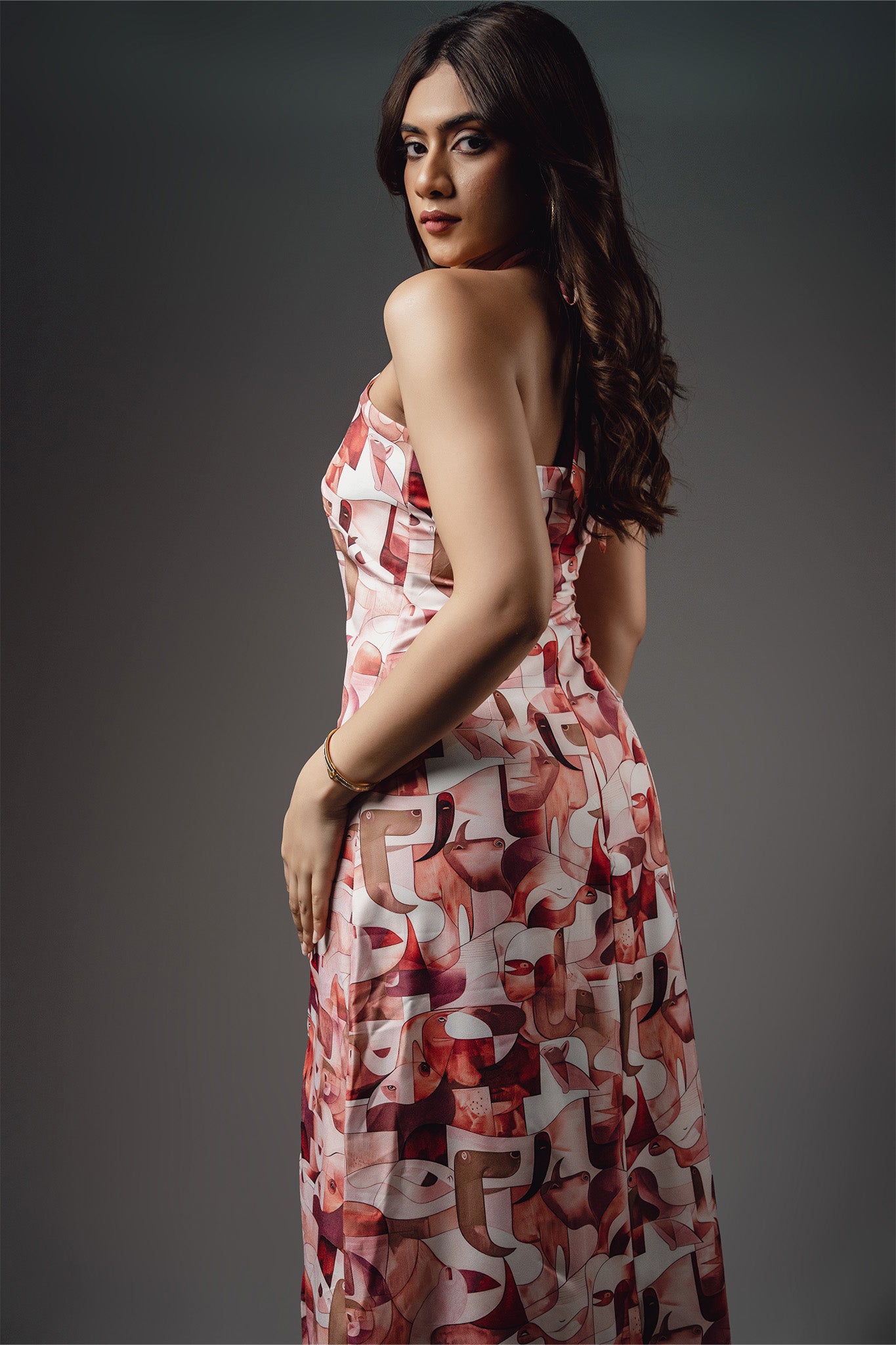 D227 | Surplice Wrap Maxi Dress
