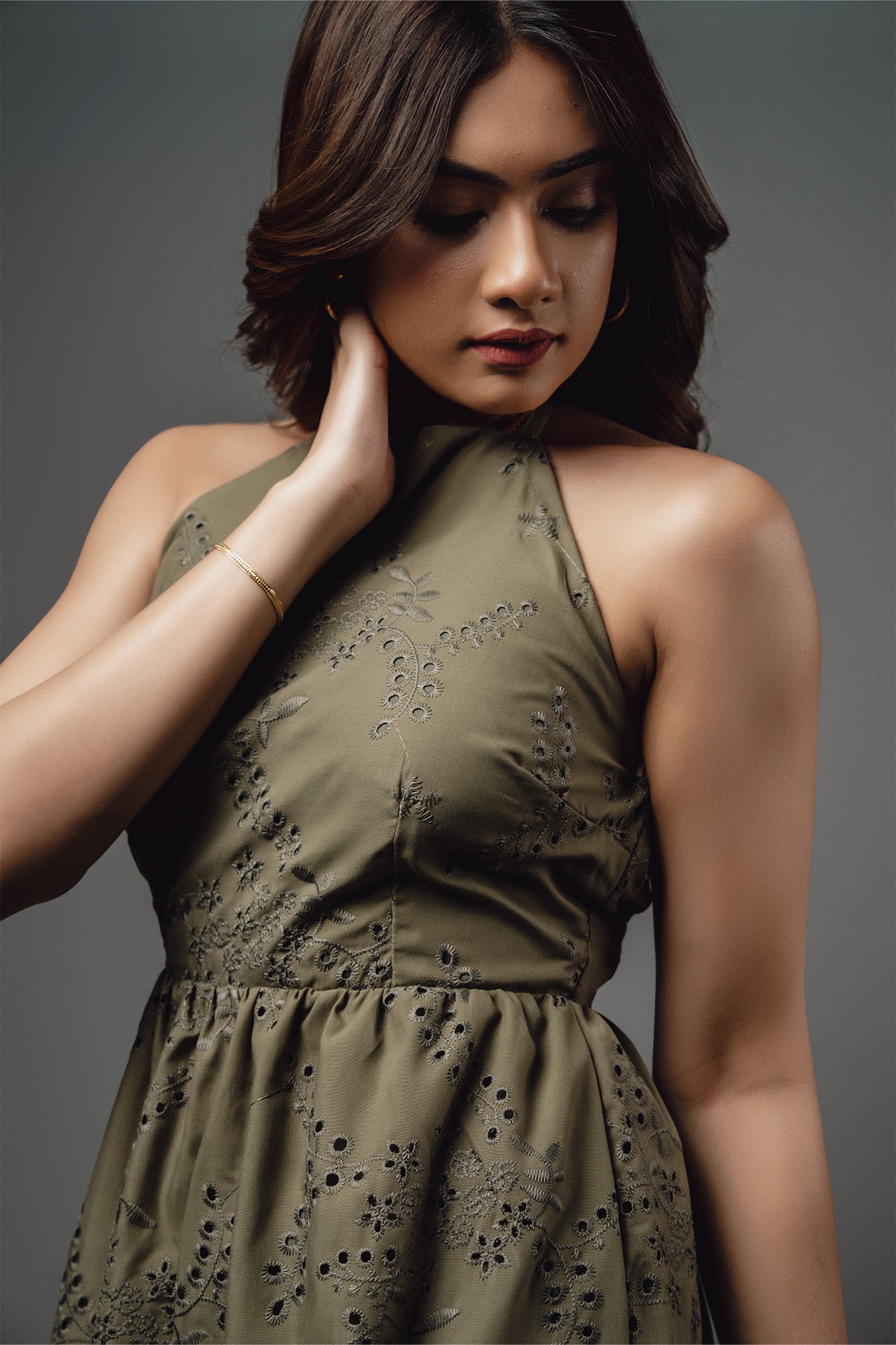 D223 | Noor Halter Mini Dress