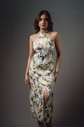 D227 | Surplice Wrap Maxi Dress