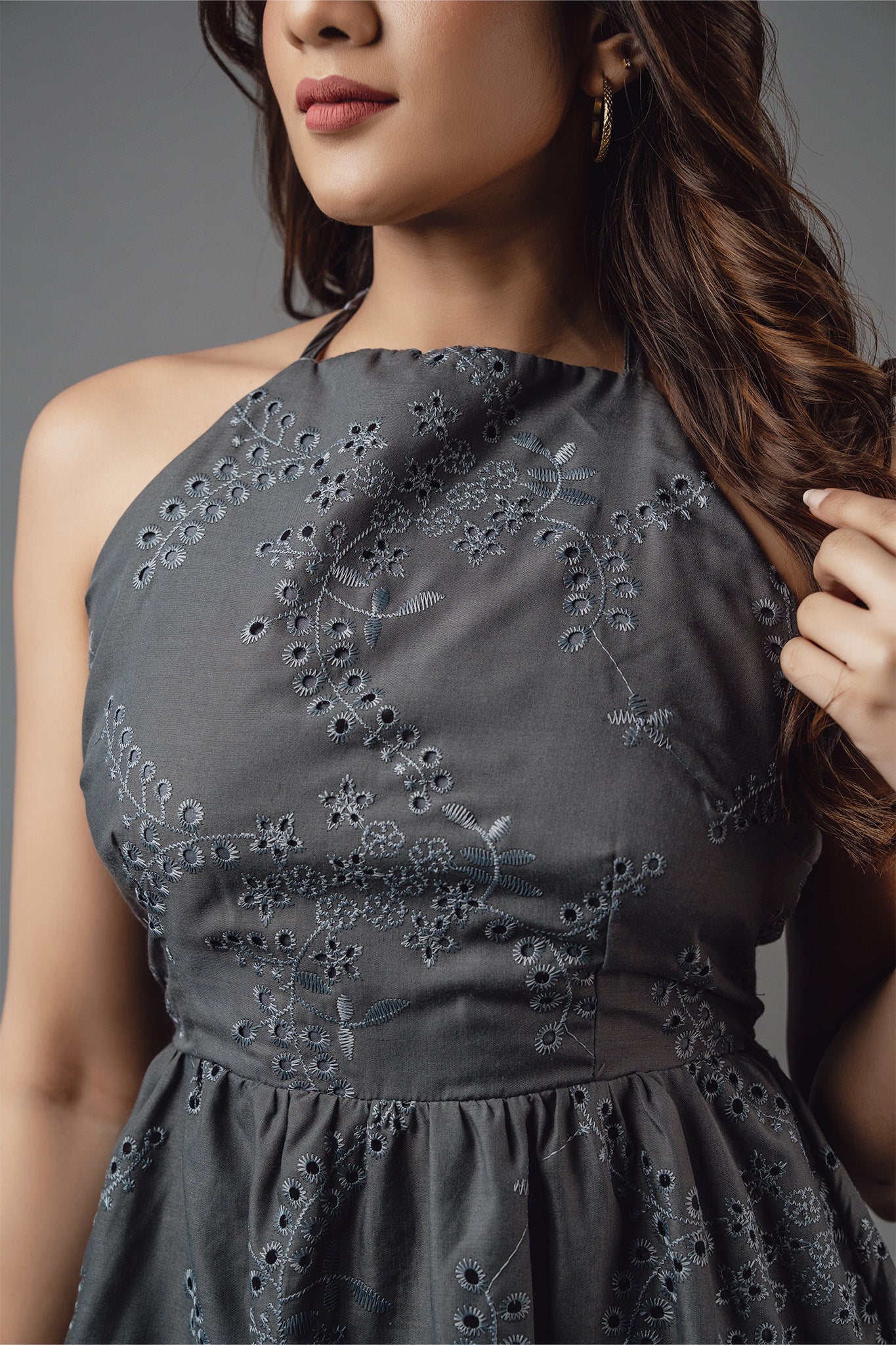 D223 | Noor Halter Mini Dress