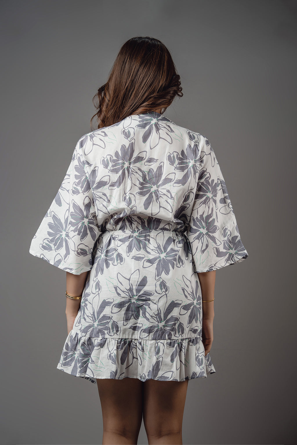 D053 | Front Tied Mini Dress