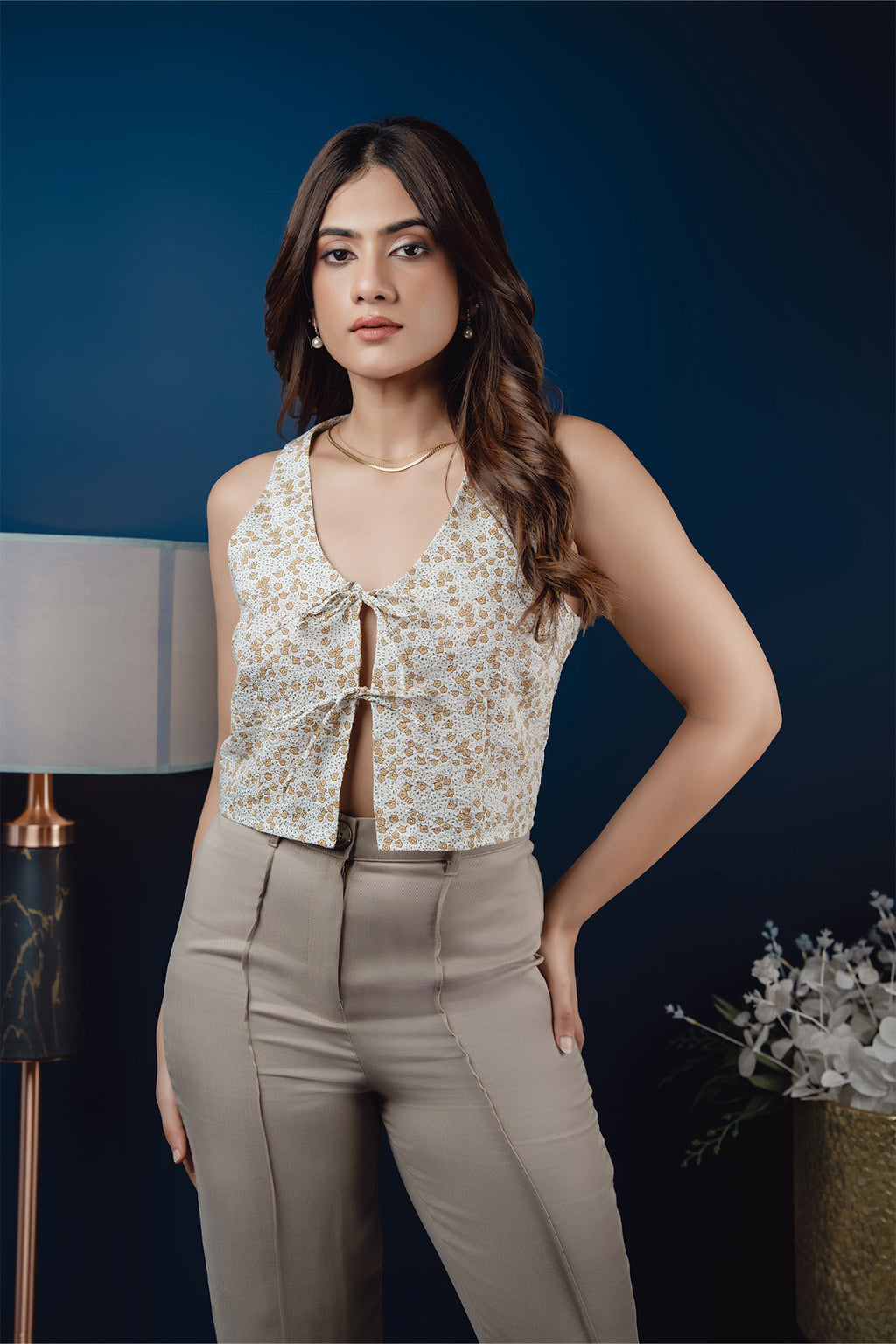 T234 | Heat Wave Halter Top