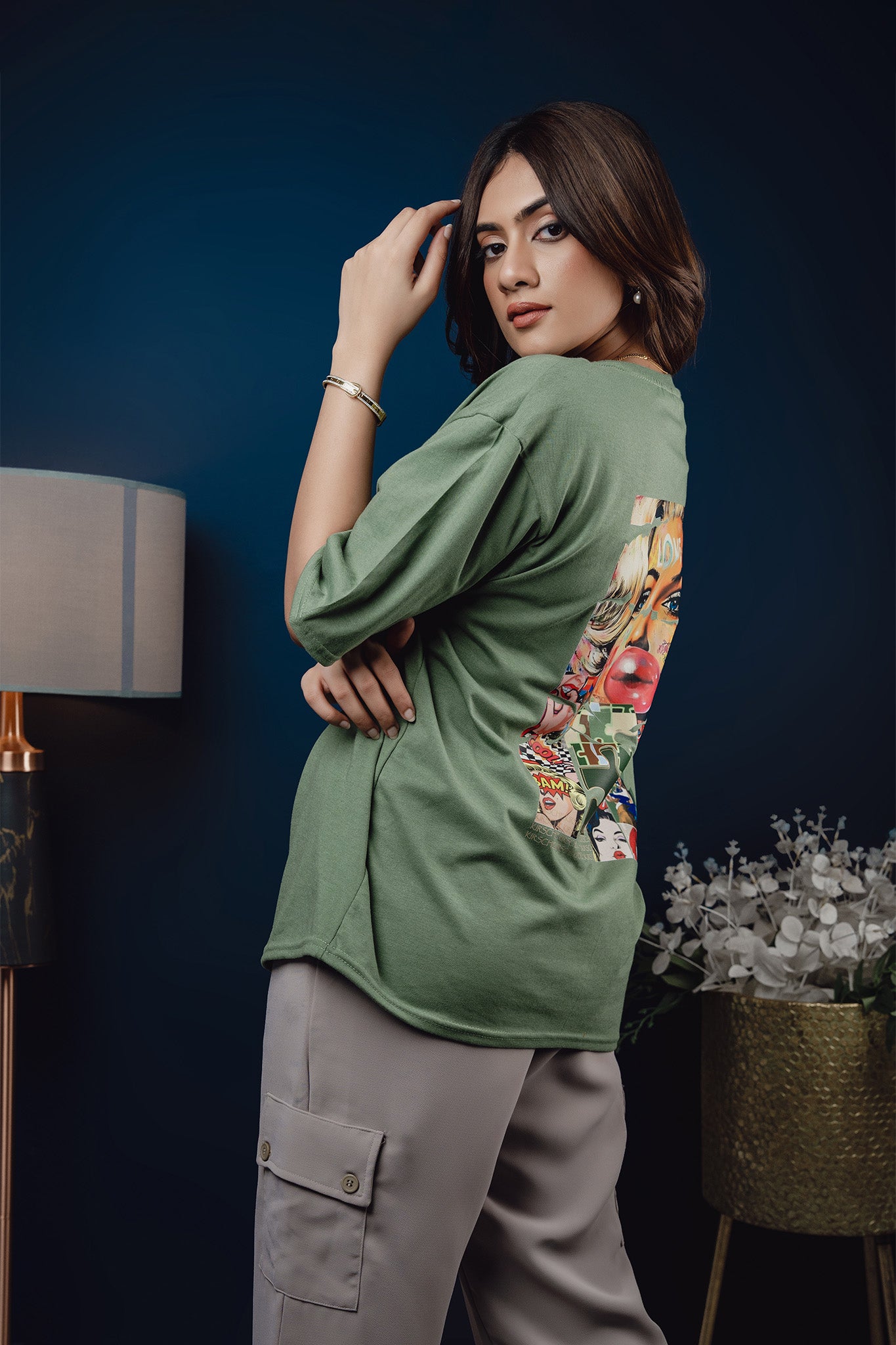 T251 | Oversize Printed T-Shirt
