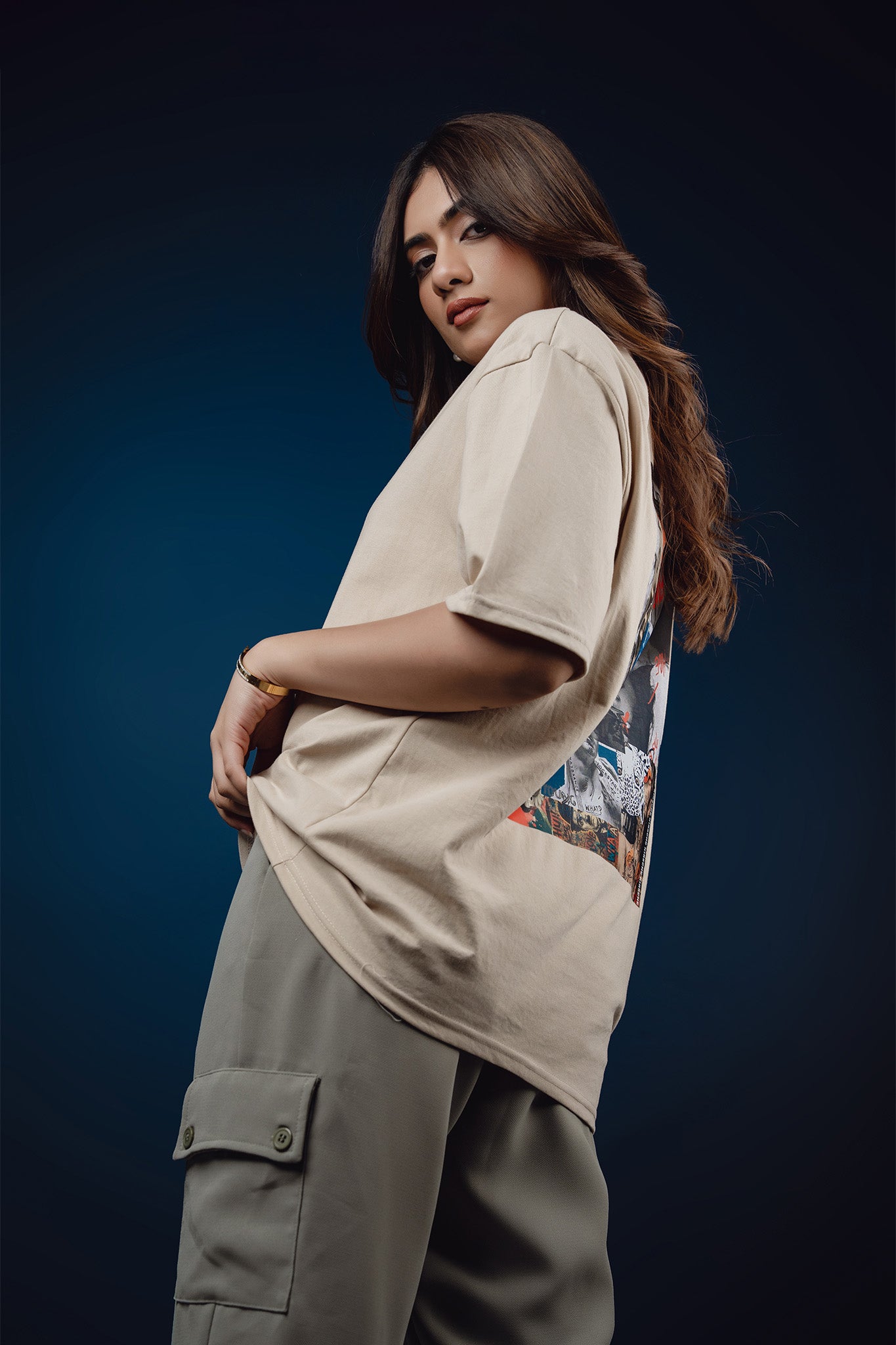 T251 | Oversize Printed T-Shirt