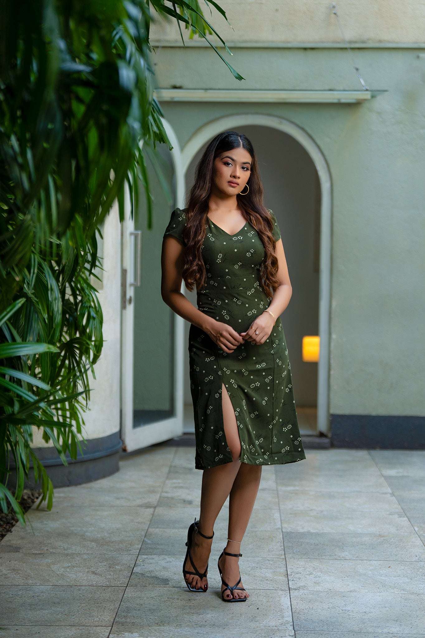 D193 l Kimona Midi Dress