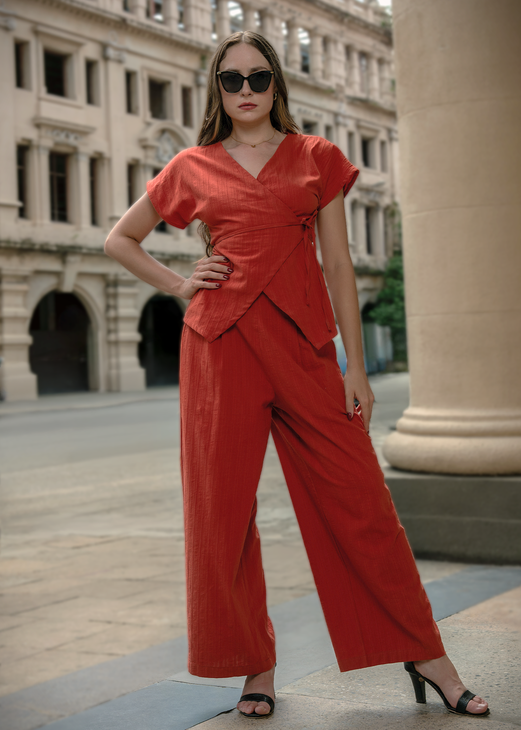 T292-SET | Earthen Top & Pant Set