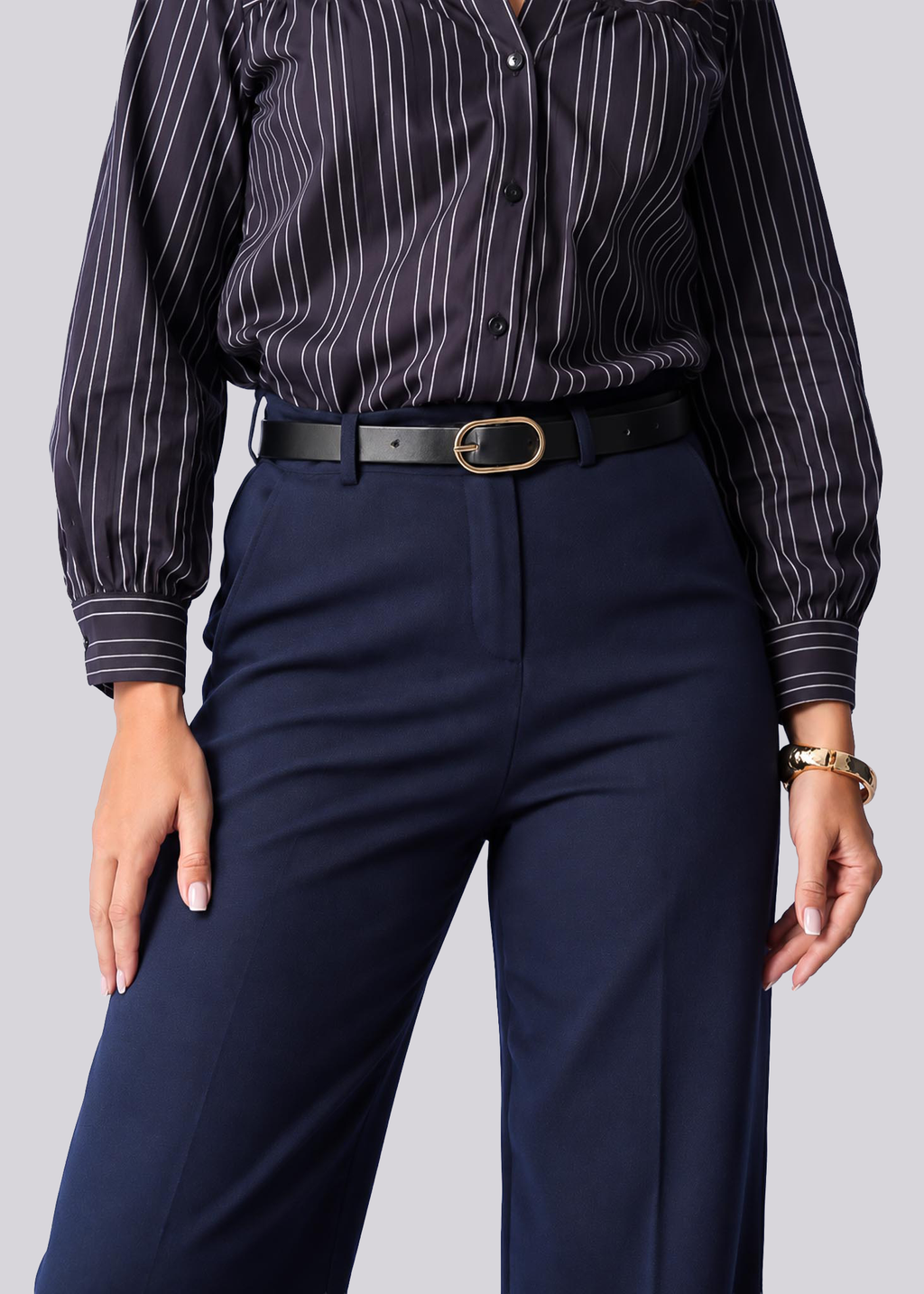 P021 | Bottom Pleated Linen Pant
